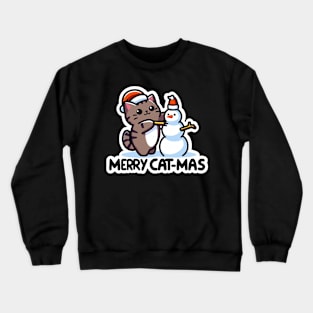 Merry Cat-Mas Crewneck Sweatshirt